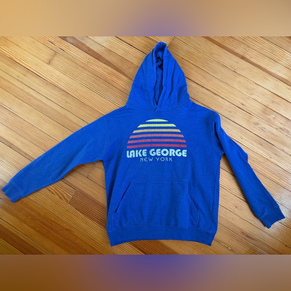 Lake George Youth hoodie Size L Unisex Tee Public